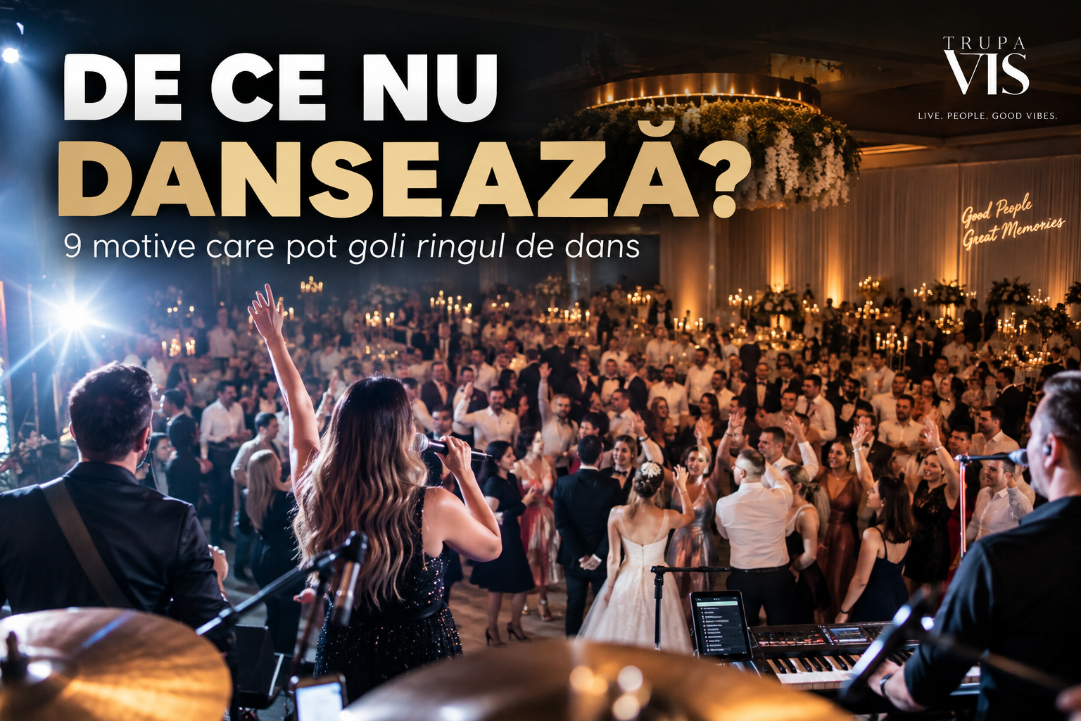 De ce nu dansează invitații la nuntă? 9 motive care pot goli ringul de dans